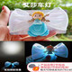 MieLanat children's Elsa ice and snow girl stroller tassel ribbon streamer decoration bicycle scooter handle spike Elsa ribbon handle needs to have a hole to install