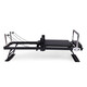 Pilates core bed, dual-use folding yoga bed for merchants, gym yoga studio, private aluminum alloy teaching high-end equipment, black folding yoga bed S1 latex spring dual-use model, no installation required, door-to-door delivery