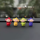 Yusenyi's new Tiantianbaobao car ornaments creative car center console interior electric rearview mirror desktop set 4 dolls + 12 partners with traceless glue
