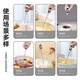 He Jiagong Rites Food Water Temperature Measuring Thermometer Measuring Oil Temperature Baking Measuring Milk Temperature Probe Type Precision Electronic Thermometer Direct Plug Moon Silver Gray Integrated Multi-Function + Backlight