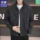 ROMON casual jacket men's new stand-up collar simple spring and autumn new outdoor workwear trendy upper clothes men's green regular L 125-145Jin Jin is equal to 0.5 kg