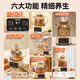 Mengduofu health pot all-glass thermostatic kettle kettle teapot mini office one-person flower teapot home boiling water for tea baby silicone-free 0 glue pure glass bottom one smart model all-glass + multi-function + appointment 1L flagship model