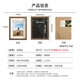 Ai Mo Hui 12-inch photo frame table frame hollow photo frame three-dimensional specimen framed three-dimensional diy hand-painted display walnut color