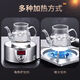 Teapot set glass household heat-resistant thickened high-temperature-resistant tea kettle tea water separation health tea kettle 600ml Qinxin steel leaky kettle