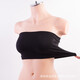Seamless bra-wrapped one-piece bandeau one-piece bra bottoming anti-exposure bandeau solid color black 1 piece pack one-piece bandage # One size fits all 80-135