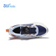 361 Children's cotton shoes 25 winter, men's and women's, middle and older children's grip, wear-resistant, light outdoor velvet warm sports running shoes, blue 38