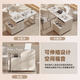 Yipin Tiancheng movable telescopic rotating tea cart light luxury kettle integrated balcony home small apartment slate tea table and chair combination mobile telescopic tea table
