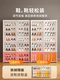 Yusenyi shoe cabinet storage cabinet integrated wall shoe rack home door new indoor shoe artifact transparent shoe box storage box (widened and enlarged version) 2 columns 6 layers 12 grids can hold about 24 pairs of large size shoes