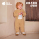 Betis baby clothes autumn and winter baby thickened half-velvet jumpsuit 2025 new style boys and girls going out and wearing clothes