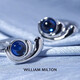 WILLIAM MILTON Stars and Sea Cufflinks Men's Light Luxury Cuff Nails Customized Gifts High-End Cuff Nails Gift Box Angel Guardian