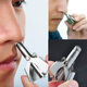 DAJEE Nose Hair Trimmer Men's Manual Portable Nose Hair Shaving Stainless Steel Rechargeable Women's Nose Hair Trimmer Mechanical Assembly Manual Nose Hair Trimmer