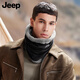 JEEP2026 new men's winter ear protection hat plus velvet thickened windproof and warm outdoor cycling cold mask and neck scarf