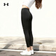 Under Armor Women's New Tight Yoga Pants Running Fitness Training Fitting and Comfortable Pilates Tights 1376820 1376820-001 XS