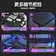 Bed computer desk bed desk computer desk bed notebook desk foldable table dormitory artifact small table black flat model 80*50*32cm