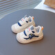 Ginoble toddler shoes, boys' shoes, 2025 spring and autumn new style infant soft sole 0-1-3-year-old girls casual functional shoes, blue, cut label, removed from cabinet, 19, inner length 13.5 cm