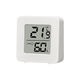Mini thermometer for indoor use, high-precision electronic digital display, wall-mounted temperature and humidity electronic thermometer, indoor thermometer, household hygrometer, compact and portable WSD01, two pack, high-definition digital display + temperature and humidity meter
