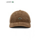 Crocodile (LACOSTE) French crocodile men and women same style 25 new autumn fashion suede baseball cap | RK3447 DPC_Walnut color TU