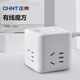 Chint (CHNT) plug converter smart square USB socket/socket board/socket strip/socket strip/plug strip/plug strip one to four-1.65m (wired)