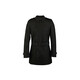BURBERRY solid color lapel double-breasted belted windbreaker men's black black S