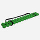 Universal Caterpillar Spinal Massage Pilates Caterpillar Spinal Muscle Relaxation Spinal Massager Stick Lower Back Spine Emerald Green/+ Straps