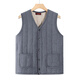 Xiaofu men's vest for middle-aged and elderly dads thickened and warm grandpa autumn and winter clothing new 2025 inner vest for the elderly in winter