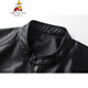 Scarecrow 8XL Extra Large Size Leather Jacket Men's Spring and Autumn Fatty Plus Size Loose Casual Men's Leather Jacket Black 5XL 220-240Jin Jin is equal to about 0.5 kg