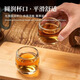 Fat Donglai's same quality crystal transparent cup without lid wine cup thickened tea leaf finger cup glass cup household tea cup one regular