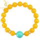 Yogurt Natural Beeswax Bracelet Round Single Circle Bracelet Temperament Turquoise Jewelry Ancient Style Elegant Women's Bracelet Beads 10mm