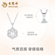 Lao Fengxiang 925 Silver Youth Beauty Pearl Necklace for Women 2025 New Style Pendant Temperament Birthday Gift for Wife 925 Silver - Youth Beauty Pearl Necklace Brand Gift Box