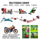 Chain saw oil garden 2T oil mixed oil two-stroke special lawn mower hedge trimmer garden machinery 1 25 large bottle of red engine oil 6 bottles