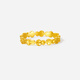 Saturday Fortune (ZLF) gold ring for women, 5G pure gold car flower, classic and simple gourd blessing surrounded by ring for girlfriend, price No. 10-1.99g