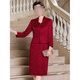 Xiaohan Deer happy mommy outfit wedding banquet noble can be worn at ordinary times 2025 autumn and October happy mommy dress suit skirt autumn 2025 burgundy long-sleeved jacket + bottoming skirt Xiaoxiangfeng two-piece set M 90~100Jin Jin is equal to 0.5 kg to wear