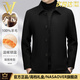 NASAOVER light luxury high-end wool jacket men's coat autumn and winter 2025 new middle-aged woolen jacket men's woolen coat gray (gift box) XL 130-155Jin Jin equals 0.5 kg