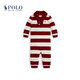 Polo Ralph Lauren Baby and Child Fall 25 Estate Ribbed Striped Cotton Jumpsuit RL43839 600-Multicolor 73 (9M)