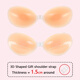 Thick silicone bra patch that can't fall off, prevents leakage, strapless invisible bra for women's wedding dress, small transparent silicone bra, three-dimensional straps B