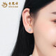 Lao Fengxiang Butterfly Earrings PT950 Platinum New Year's New Earrings for Women Light Luxury Chinese Valentine's Day Teacher's Day Gift for Girlfriend and Wife PT950 Platinum Butterfly Earrings About 1.3g