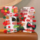 Christmas Headdress Christmas Hair Clip 2025 New Children's Antler Hair Clip Holiday Performance Hair Accessory Girls Clip TS484-03 Christmas Snowman 10-piece Set