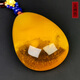 Amber School, one object, one picture, one certificate, natural beeswax pendant, amber pendant, necklace, sweater chain, gold twisted chicken oil red pendant, 20.88g, 51*37*18mm