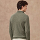 Judger (Judger) Contains Cashmere Judger Men's Wool Sweater 2025 Autumn and Winter New Double-layer Collar Zipper Half Turtle Collar Warm Sweater