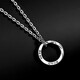 Mobius necklace men's trendy brand versatile sense niche high-end men's chain men's sweatshirt chain side chain