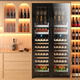 Kelati red wine cabinet constant temperature wine cabinet home 2 meters high large capacity can be embedded in the living room glass door frost-free wine cabinet villa wine cabinet tea preservation cabinet beer and wine display cabinet 2 meters high single temperature red wine single layer full 270L