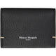 MAISON MARGIELA Luxury Men's Black Small Card Holder Black/Black/Black One Size
