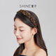 Xuanzi (SHINE) Same style in the mall Kayu Mengying series elegant gauze tooth comb hairpin women's high skull artifact headband hairband brown 1 piece
