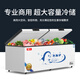 BAOER Freezer Commercial Large Capacity Full Freezing Household Dual Temperature Horizontal Freezer Display Cabinet Home and Business Dual-Purpose Storage Large Freezer Kitchen Dining Back Kitchen Refrigeration Freezer Conversion Freezer 488 Single Temperature Copper Tube/Length 1 Meter Width 0.63 Meter