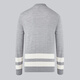 HECHTER men's wool sweater 100% wool pullover top business casual commuting inner sweater light gray M