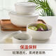 Runhua Nianlong Meige water-proof stewed steamed egg bowl with lid Internet celebrity household fresh-keeping bowl ceramic bowl with lid instant noodle bowl steamed egg custard covered bowl 5-piece set
