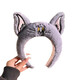 Delori high-head headband autumn and winter cute cartoon cat and mouse face wash headband wash and apply facial mask makeup hair bundle hairpin cat ring headband