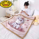 G.DUCKKIDS Children's Blanket Kindergarten Student Quilt Double-layer Thickened Cloud Blanket Baby Blanket Children's Autumn and Winter Nap Blanket Red (105*115cm) 1.5 Jin Jin equals 0.5 kg Double-layer Cloud Blanket Simple packaging for personal use