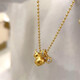 Wanke Fulu Gourd 18k gold necklace for women Nafu 2025 Xinzhong exquisite clavicle chain Fat Fulu