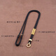 Yuling YULN adjustable pendant lanyard Buddha card pendant rope beeswax gold jade pendant necklace rope hand-woven buckle with rope free buckle lanyard - black